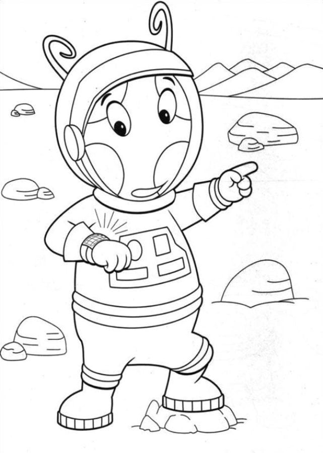 Coloring pages: The Backyardigans 9