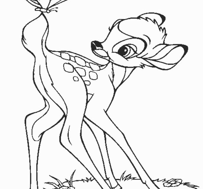 Coloring pages: Bambi