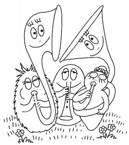 Coloring pages: Barbapapa, printable for kids & adults, free