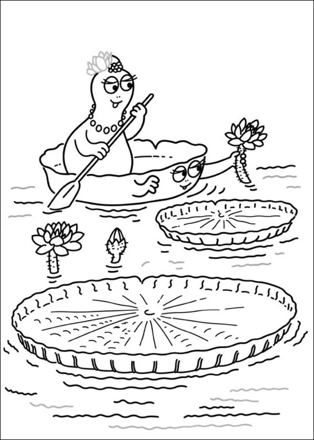 Ausmalbilder: Barbapapa 9