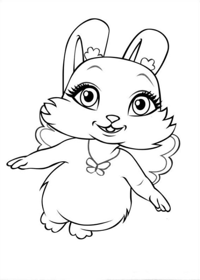 Coloring pages: Barbie Mariposa 6