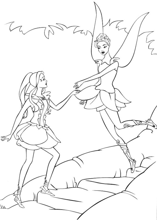 Coloring Pages: Barbie: Fairytopia, Printable For Kids &Amp; Adults, Free