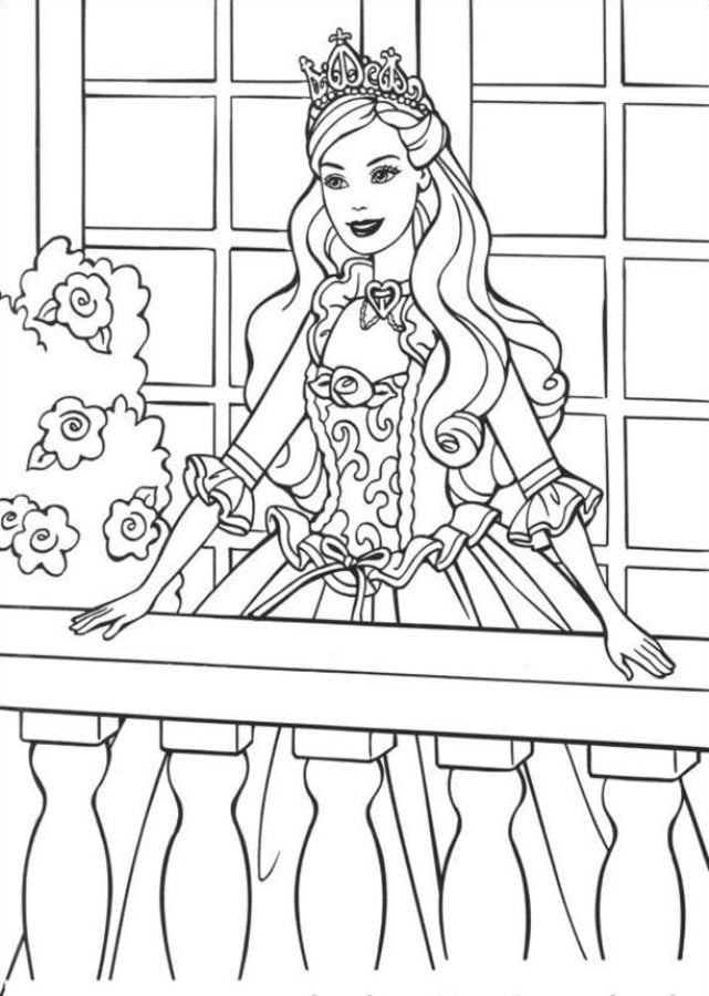 Dibujos para colorear: Barbie as the Princess and the Pauper 6