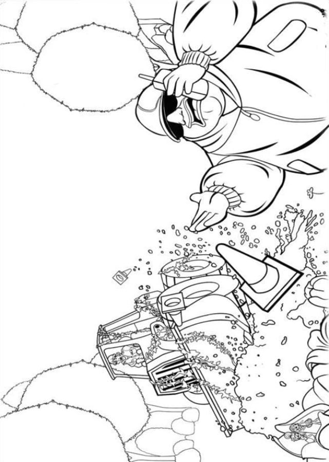 Coloring pages: Barbie Thumbelina 8