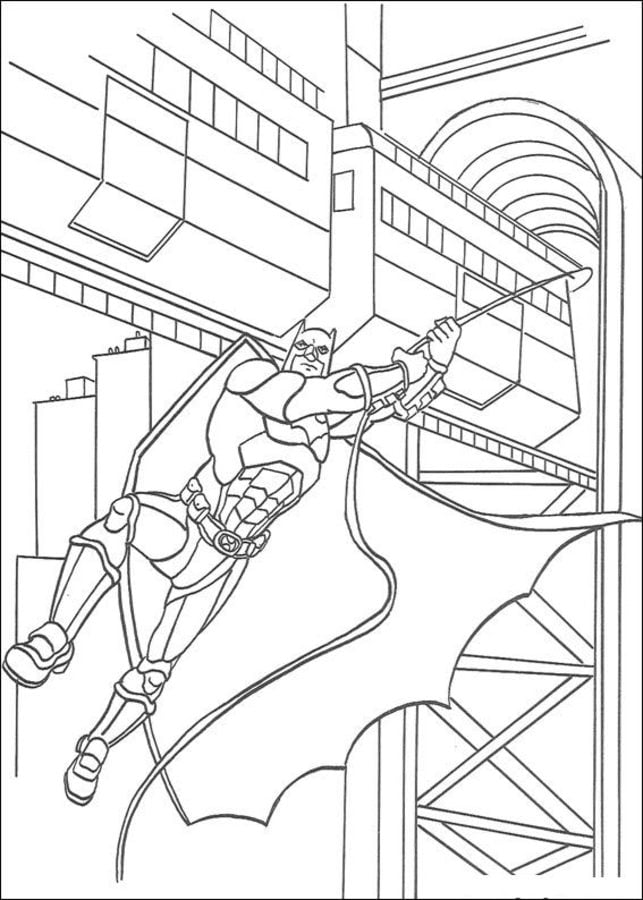 Coloring pages: Batman, printable for kids & adults, free