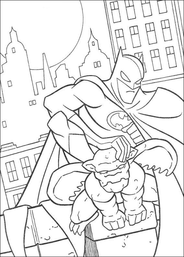 Dibujos para colorear: Batman