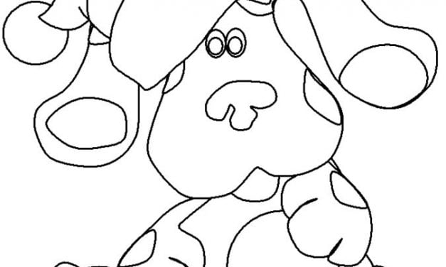 Coloring pages: Blue’s Clues