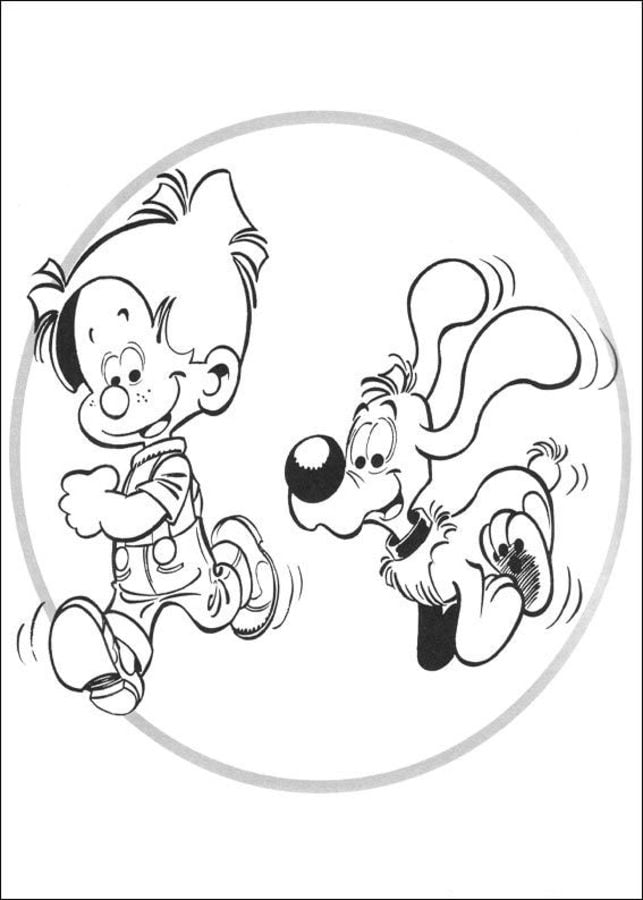 Coloring pages: Bollie & Billie