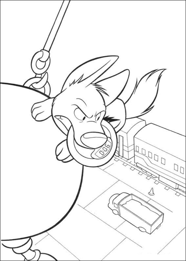 Coloring pages: Bolt