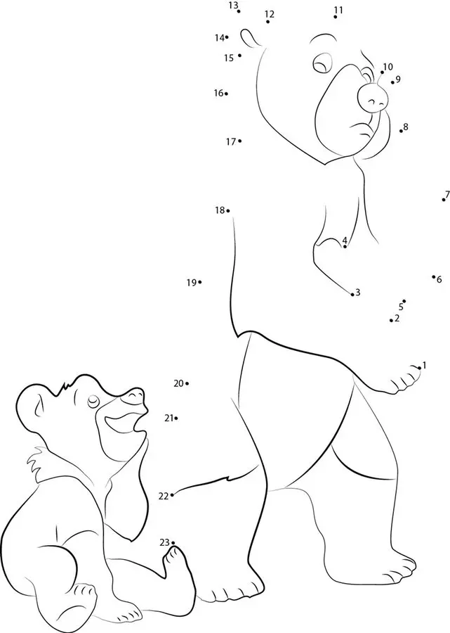 Connect the dots: Brother Bear 10