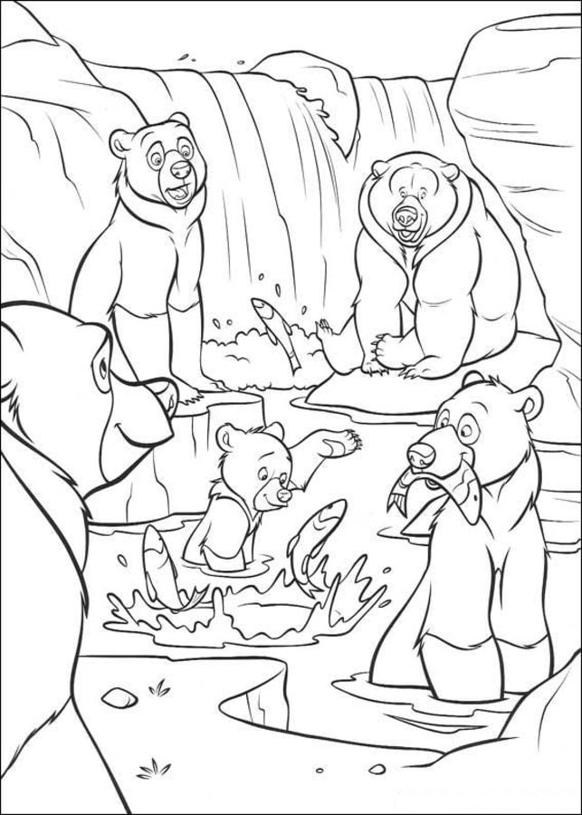 Coloring pages: Brother Bear