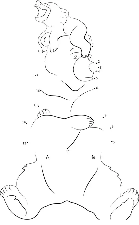 Connect the dots: Brother Bear 2