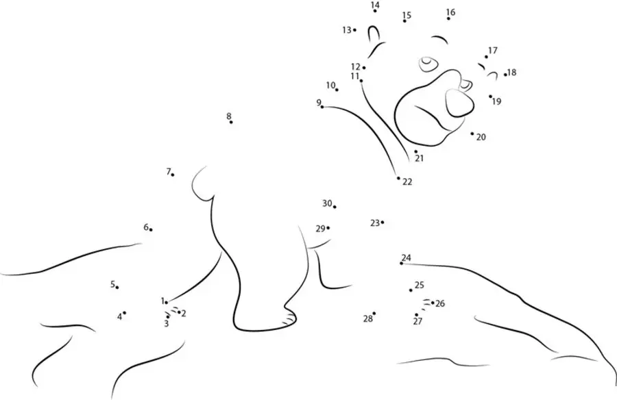 Connect the dots: Brother Bear 4