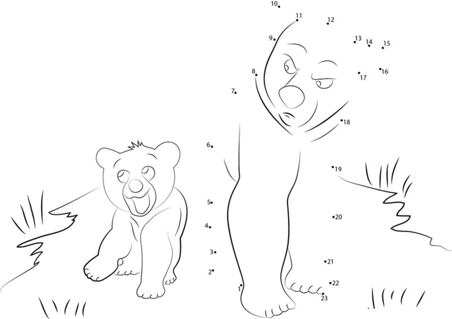 Unisci i puntini: Koda, fratello orso