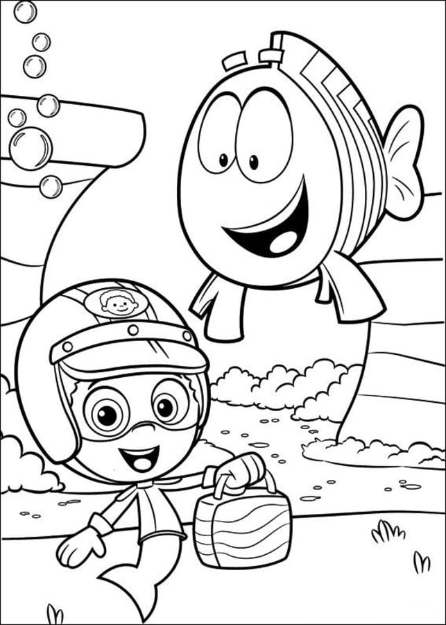 Coloriages: Bubulle Guppies 10