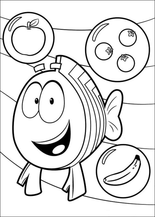 Coloriages: Bubulle Guppies 3