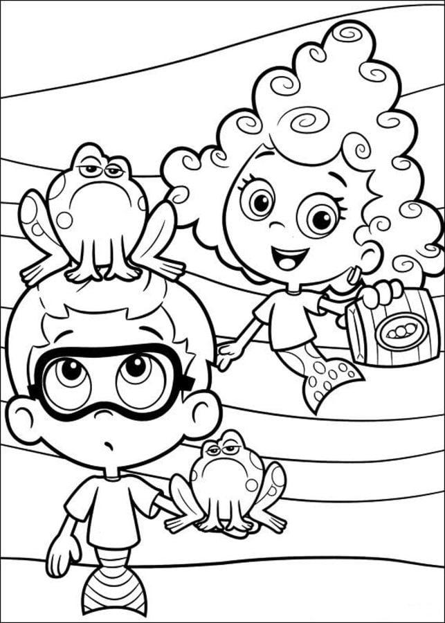 Coloriages: Bubulle Guppies 5