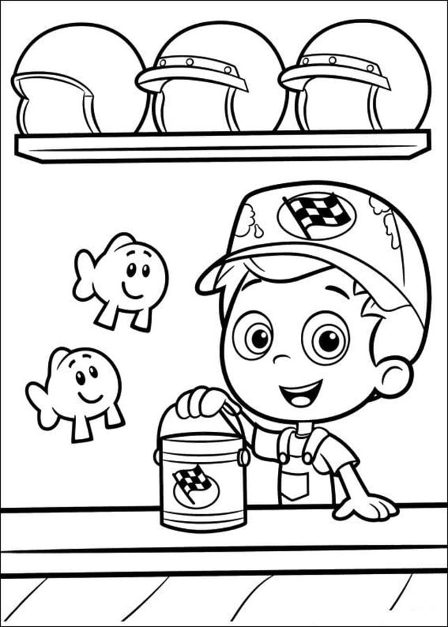 Dibujos para colorear: Bubble Guppies