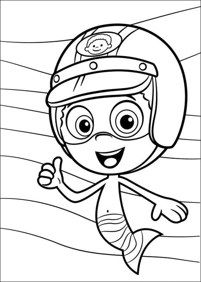 Coloring pages: Bubble Guppies