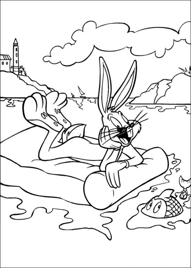 Unir puntos: Bugs Bunny