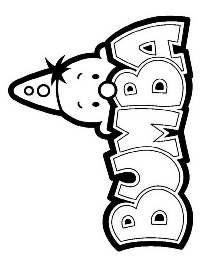 Coloring pages: Bumba 9
