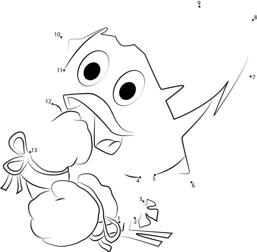 Coloring pages: Calimero 1