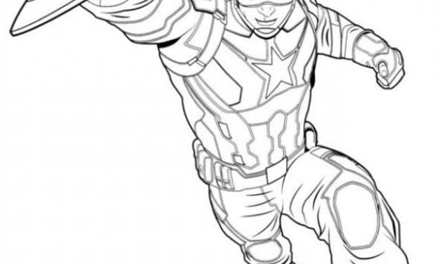 Coloring pages: Captain America: Civil War