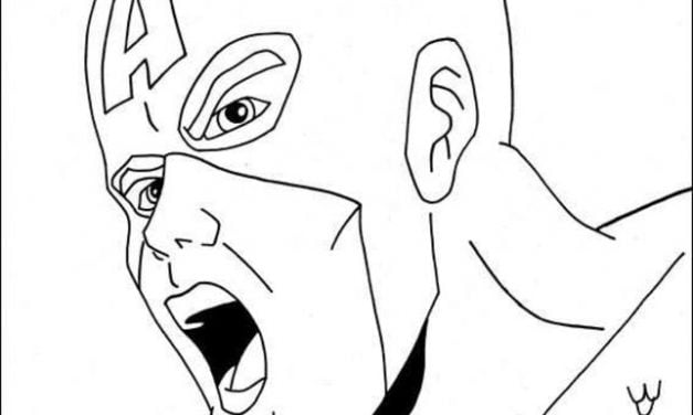 Coloring pages: Captain America