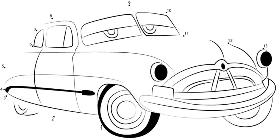 Relier les points: Cars 2