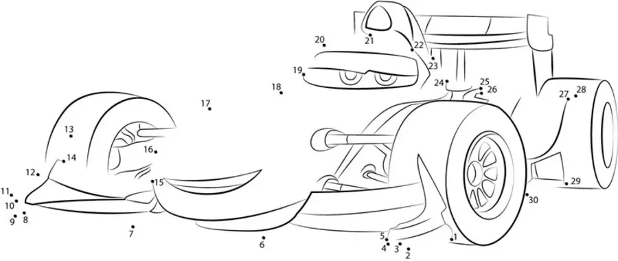 Relier les points: Cars 3