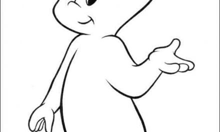 Coloring pages: Casper the Friendly Ghost