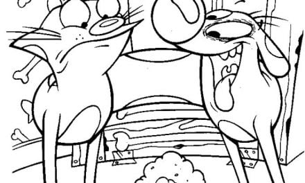 Coloring pages: CatDog