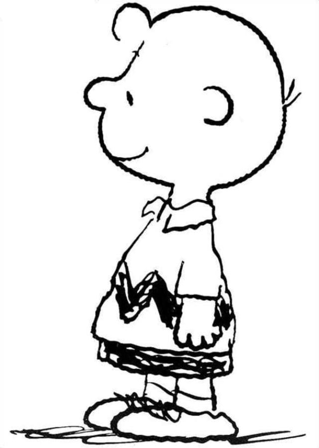 Coloring pages: Charlie Brown 1