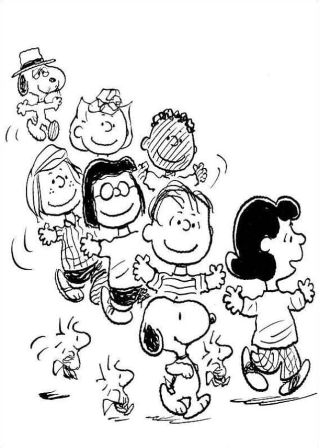 Dibujos para colorear: Charlie Brown 10
