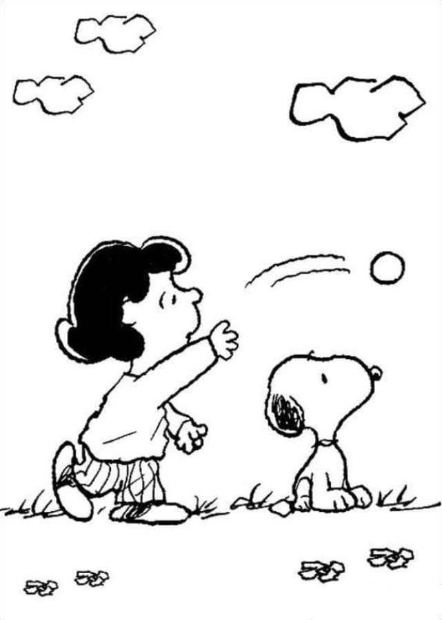 Dibujos para colorear: Charlie Brown 7