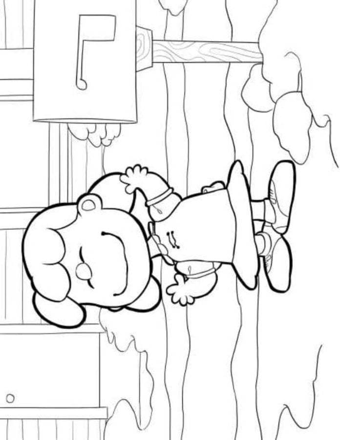 Coloring pages: Charlie Brown 8