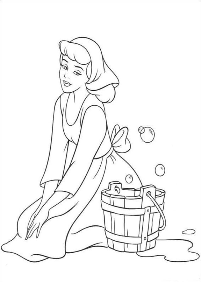 Coloring pages: Cinderella