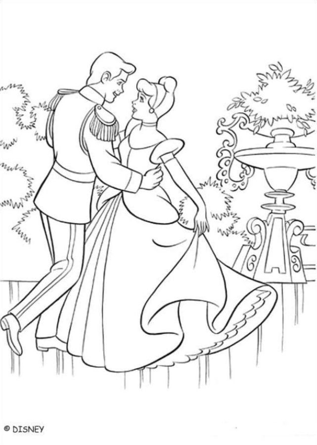 Coloring pages: Cinderella