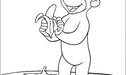 Coloring pages: Curious George