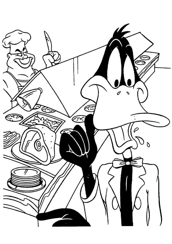 Coloring pages: Daffy Duck