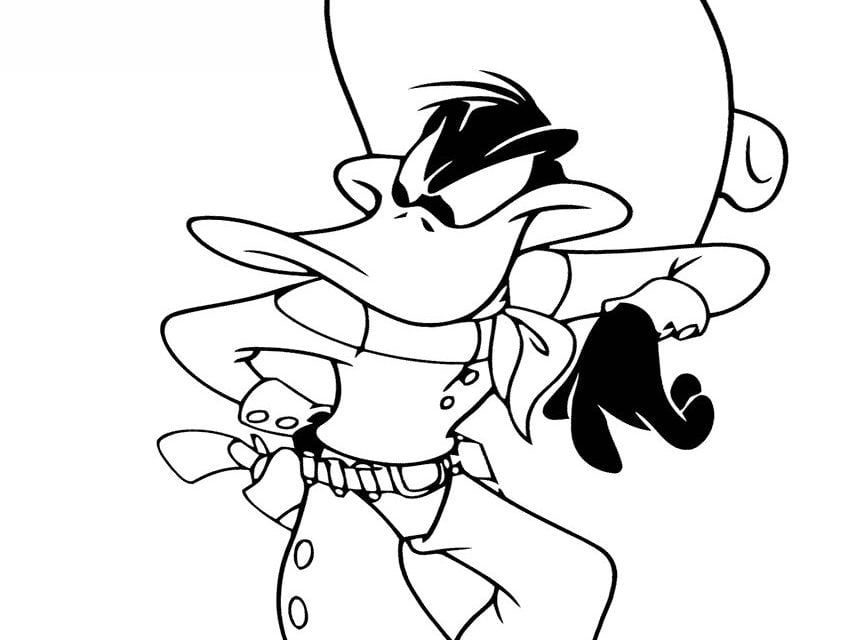 Coloriages: Daffy Duck