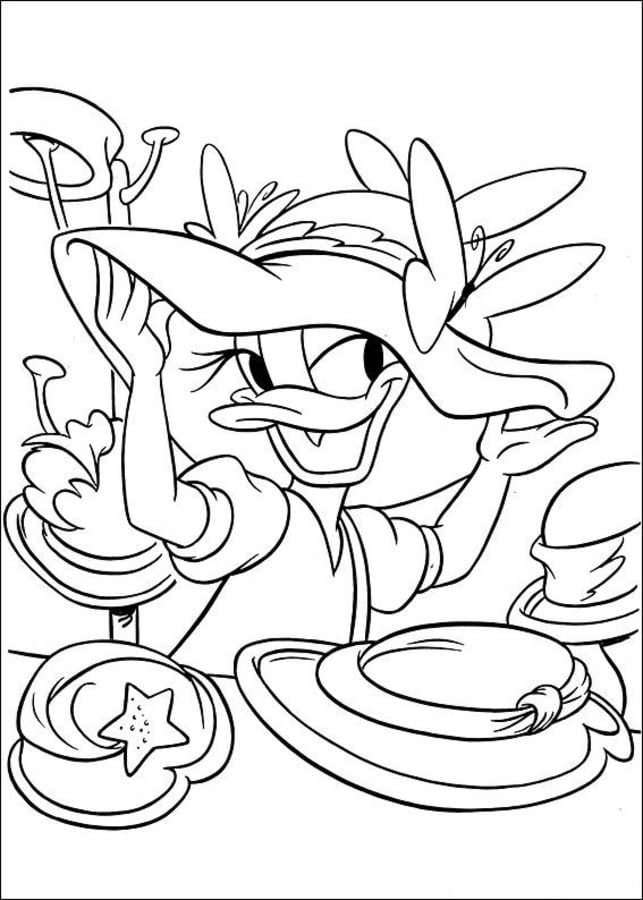 Coloring pages: Daisy Duck