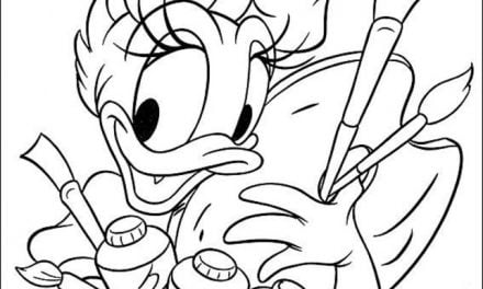 Ausmalbilder: Daisy Duck