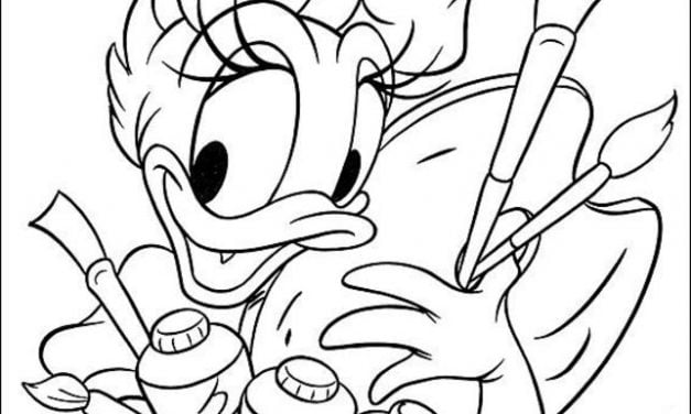 Coloriages: Daisy Duck