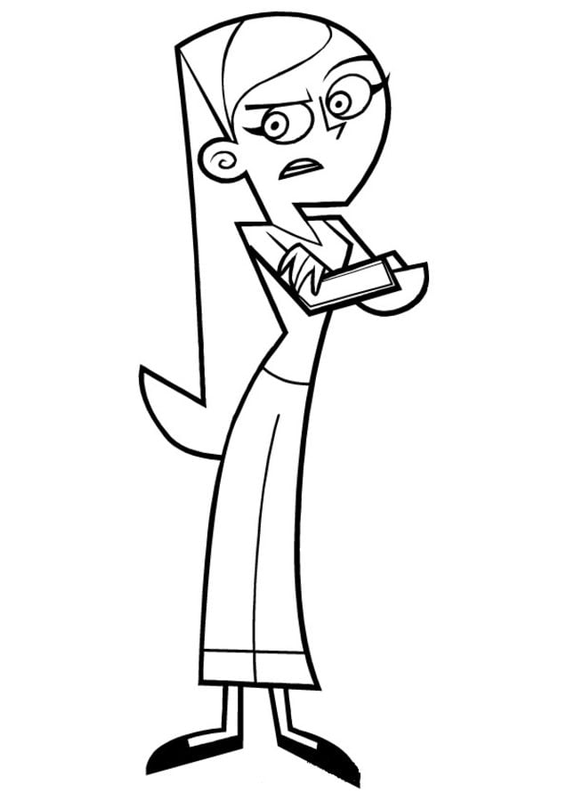 Coloring pages: Danny Phantom 4