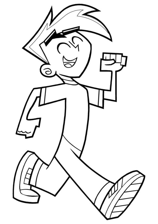 Coloring pages: Danny Phantom 6
