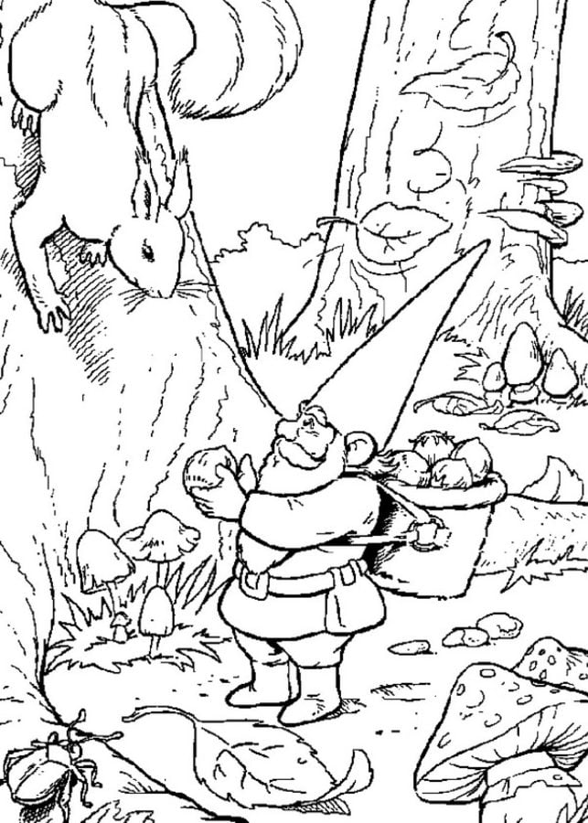 Coloring pages: David the Gnome 5