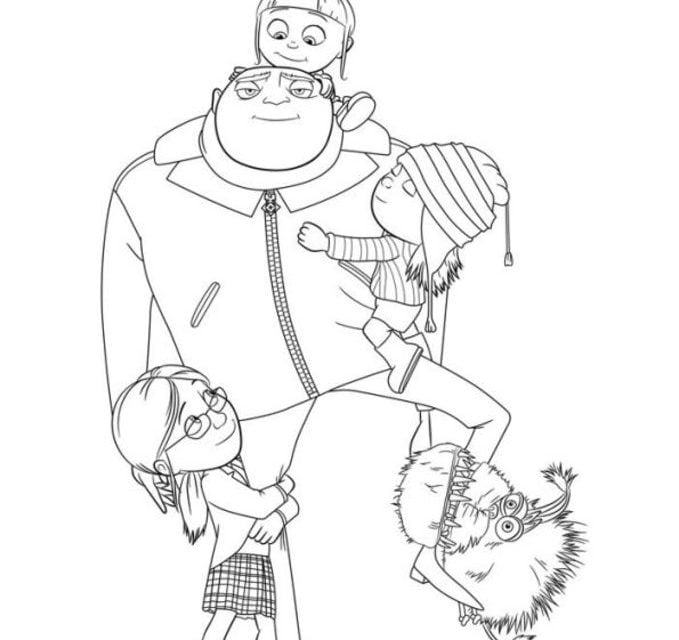 Coloring pages: Despicable Me