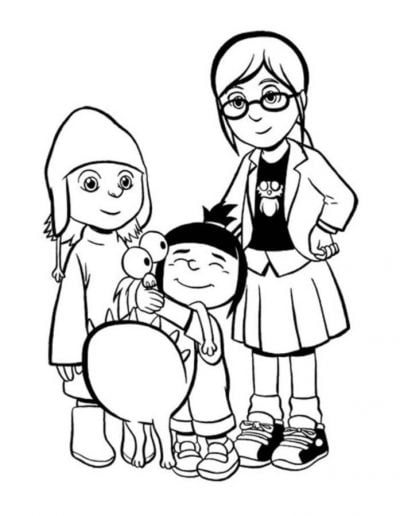 Coloring pages: Despicable Me, printable for kids &amp; adults, free