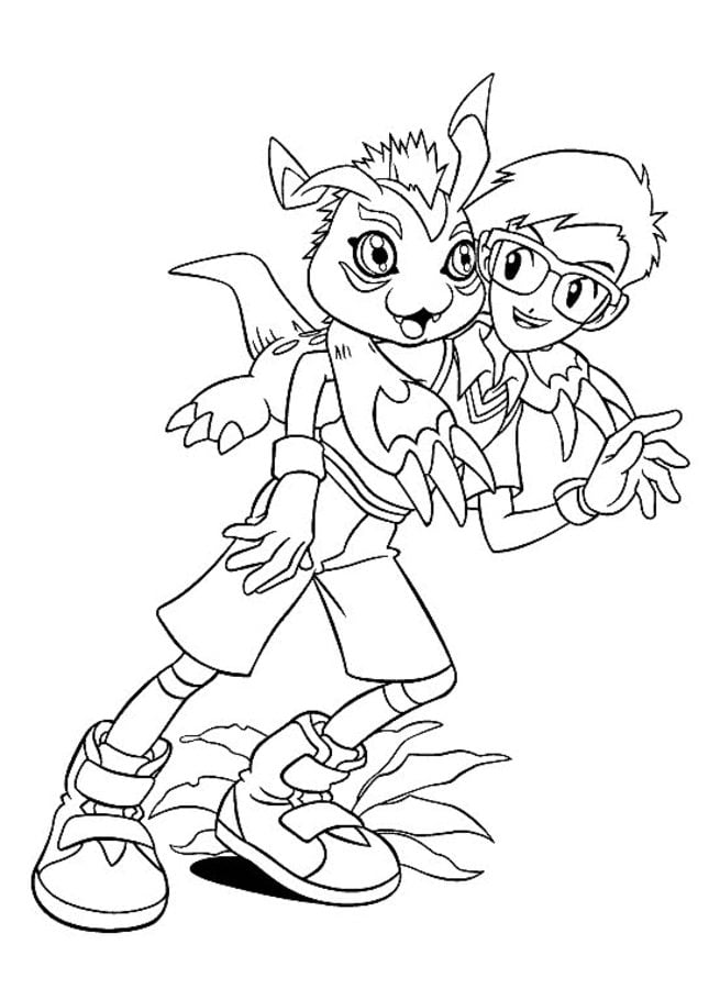 Coloring pages: Digimon